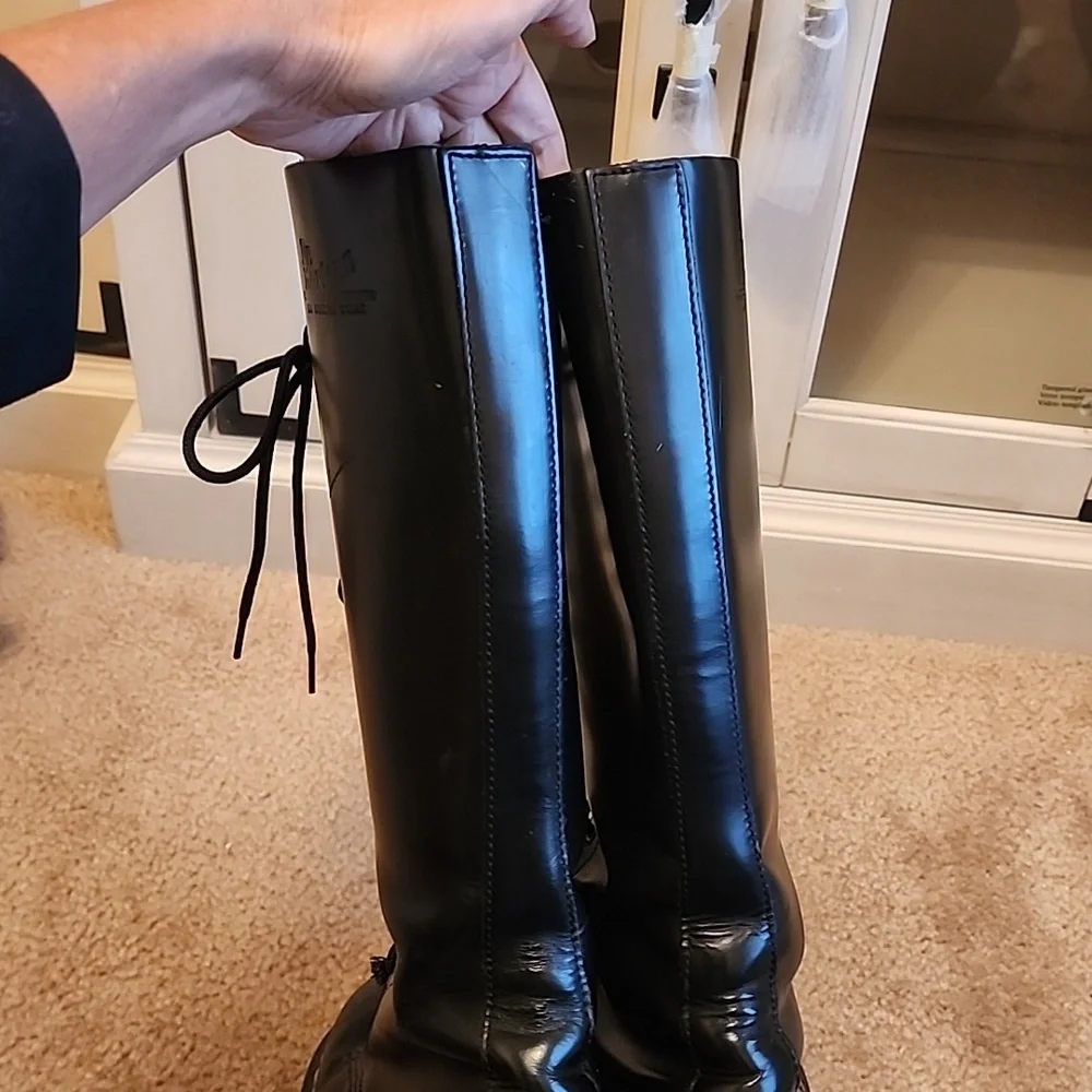 Dr. Martens 20 eyes 9663 Moto Lace-up Boots - Picture 9 of 16